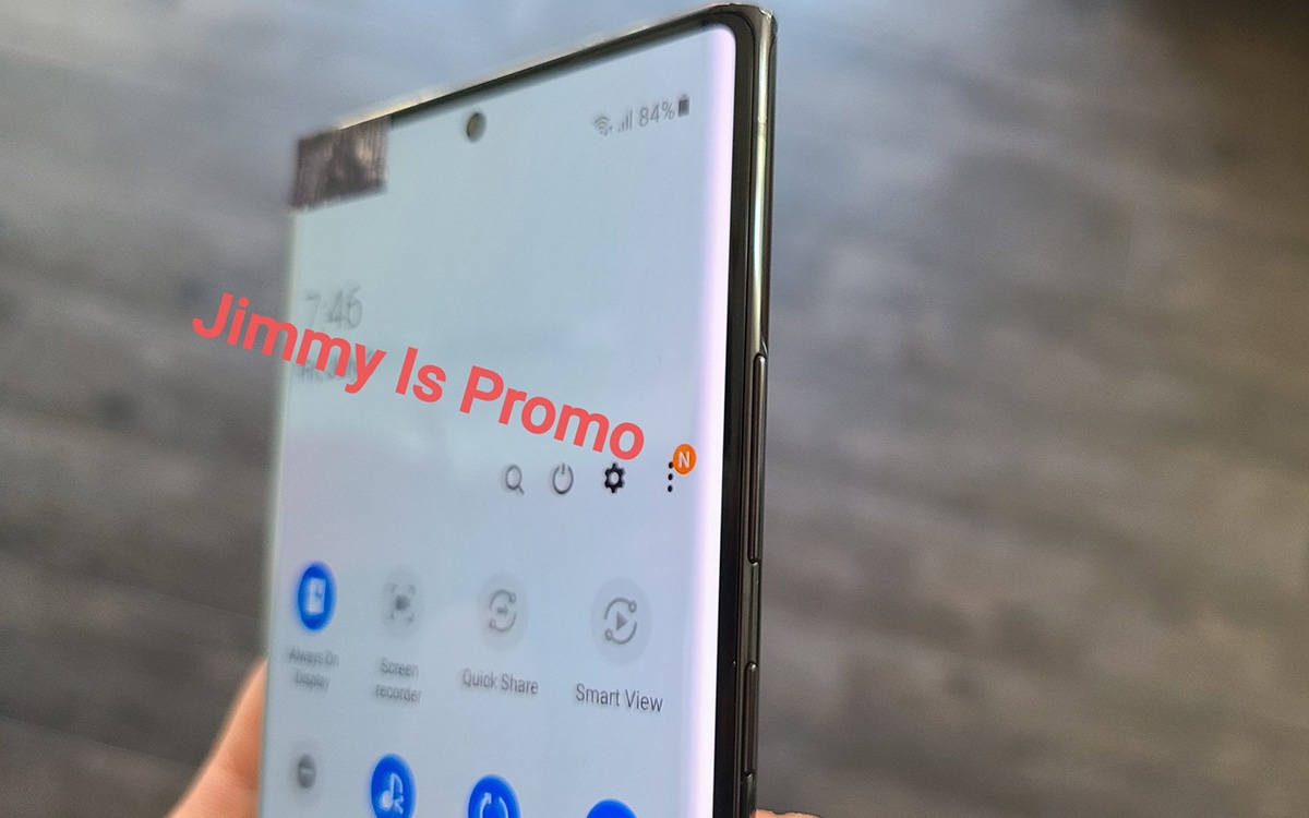 Galaxy Note 20 stulna foton