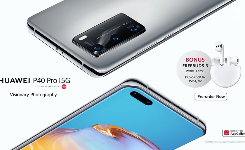 P40 Pro Freebuds 3 erbjuds
