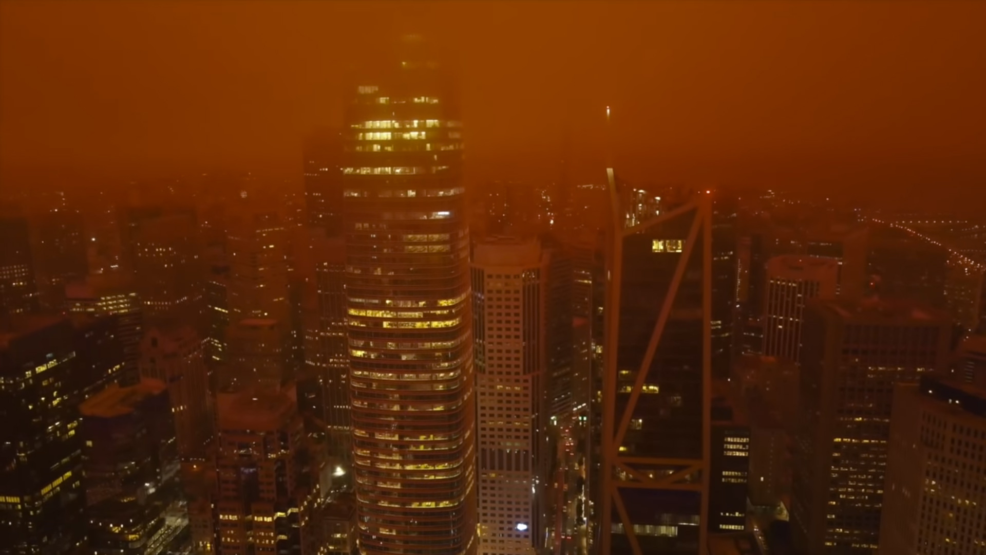 Drönarbilder visar att San Francisco faktiskt ser ut som Blade Runner 2049 just nu