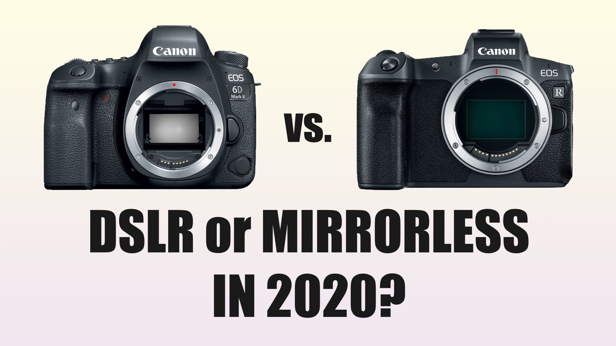 DSLR eller spegellös: Vad ska du köpa 2020?