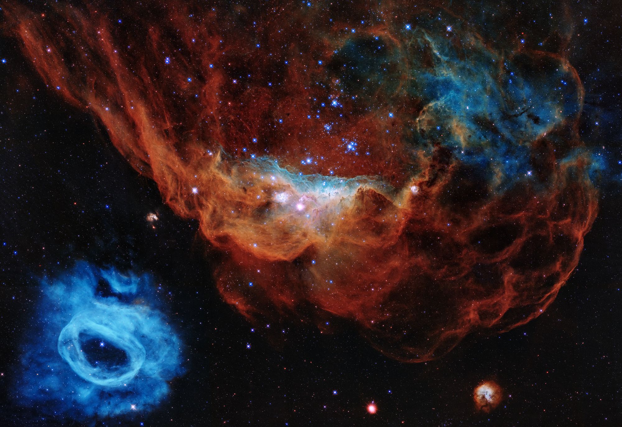NASA firar Hubbles 30-årsdag med denna underbara bild av stjärnfödelse
