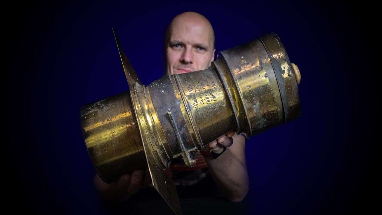 Fotograf ger nytt liv åt en 160 år gammal jättelik Petzval-lins