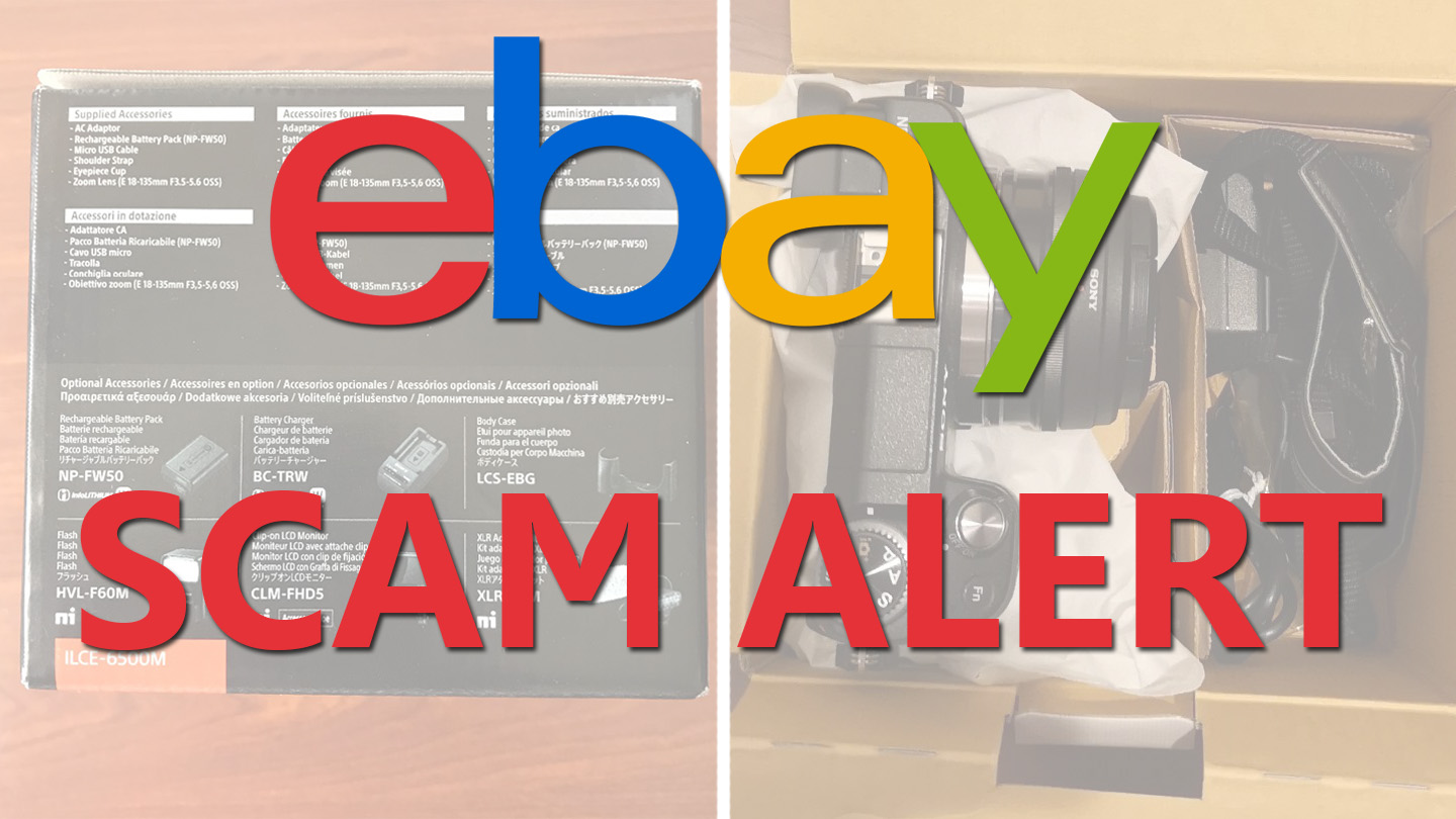 Fotografer se upp: eBay-köpare stjäl kamera och objektiv genom att låtsas ta emot fel produkt