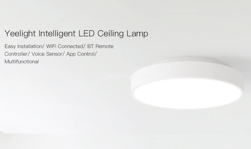Få Xiaomi Yeelight 240 LEDs Intelligent Ceiling Light för 46,74 € från CAFAGO