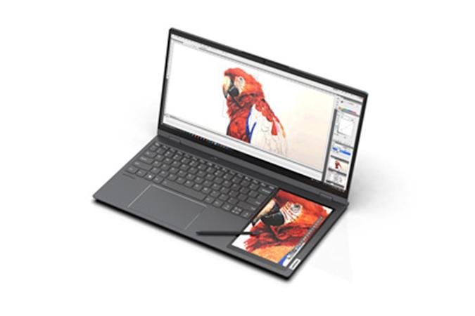 Lenovo förbereder en stor ThinkBook Plus-laptop med en extra pekskärm för artister