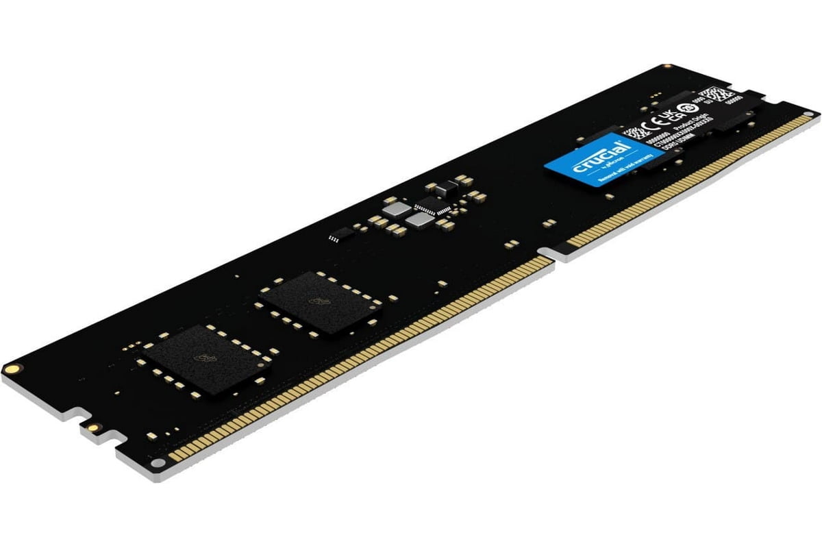 Micron tillkännager Crucial DDR5-4800 minnesmoduler tillgängliga en i taget och i kit upp till 64 GB