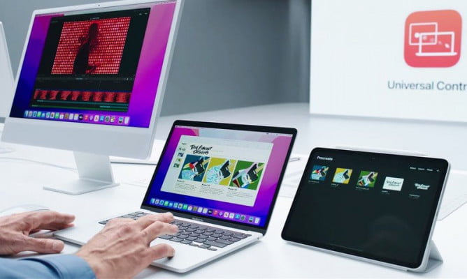Apple lägger Universal Control i macOS Monterey i Beta