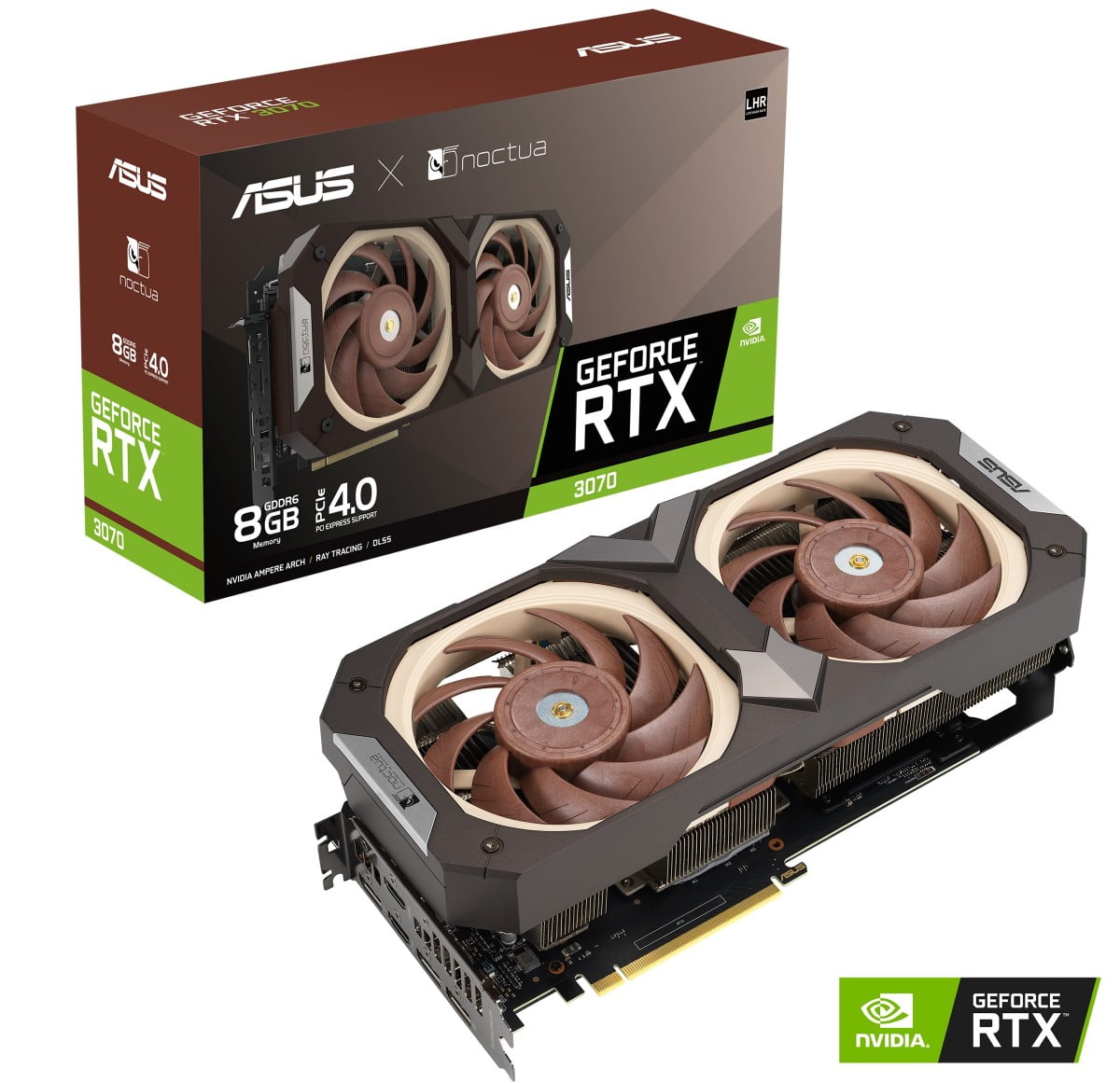 Asus släppte grafikkortet GeForce RTX 3070 Noctua Edition
