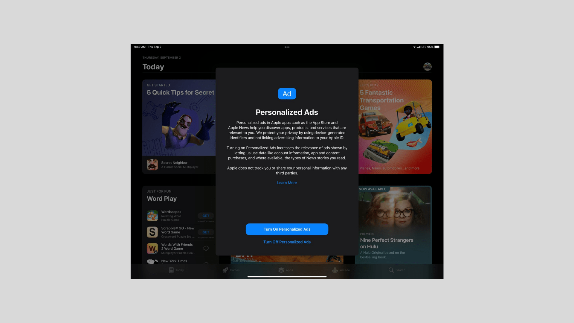 Apple ber om tillåtelse för annonser i iOS 15 – Aroged