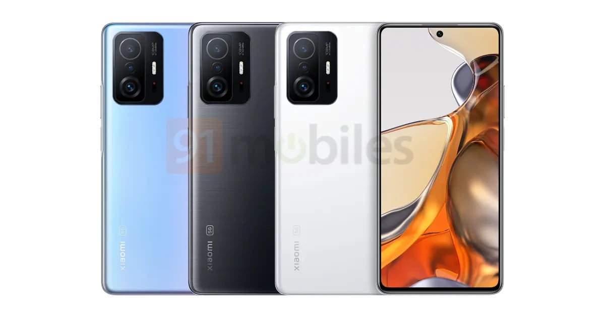 Xiaomi Mi 11T Pro lyser upp på renderingar