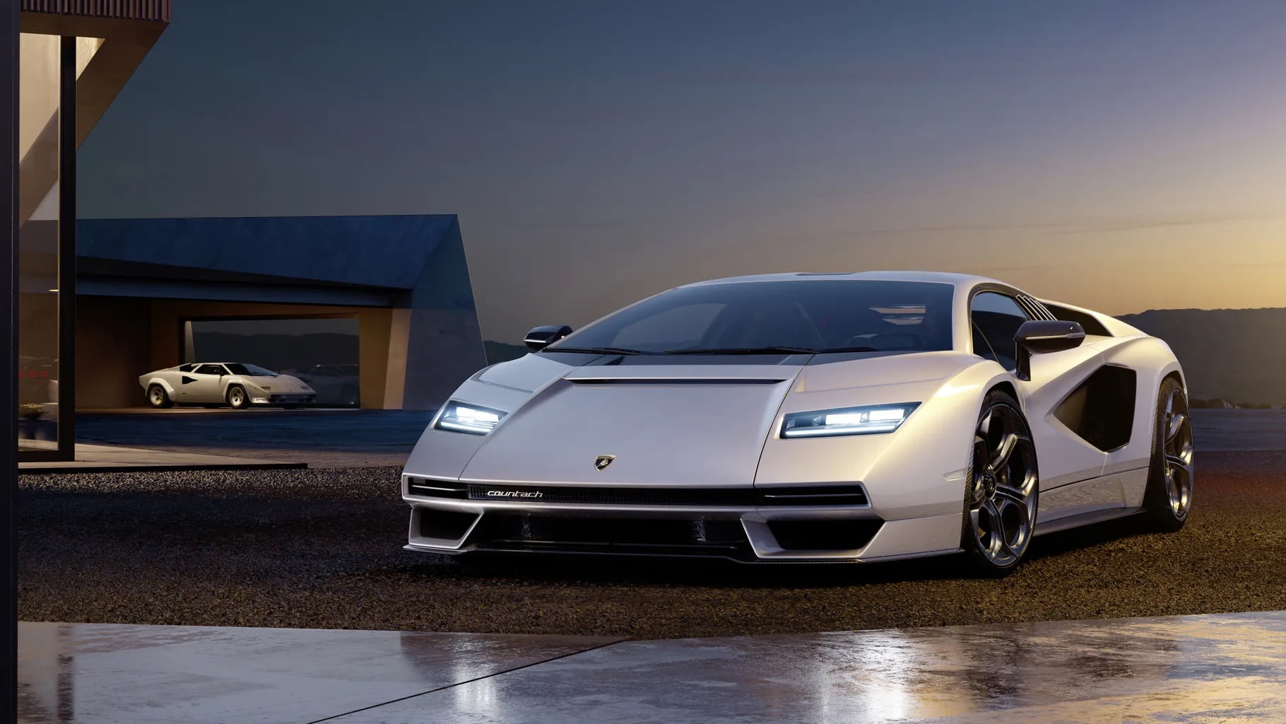 Lamborghini presenterar hybridsportbilen Countach LPI 800-4