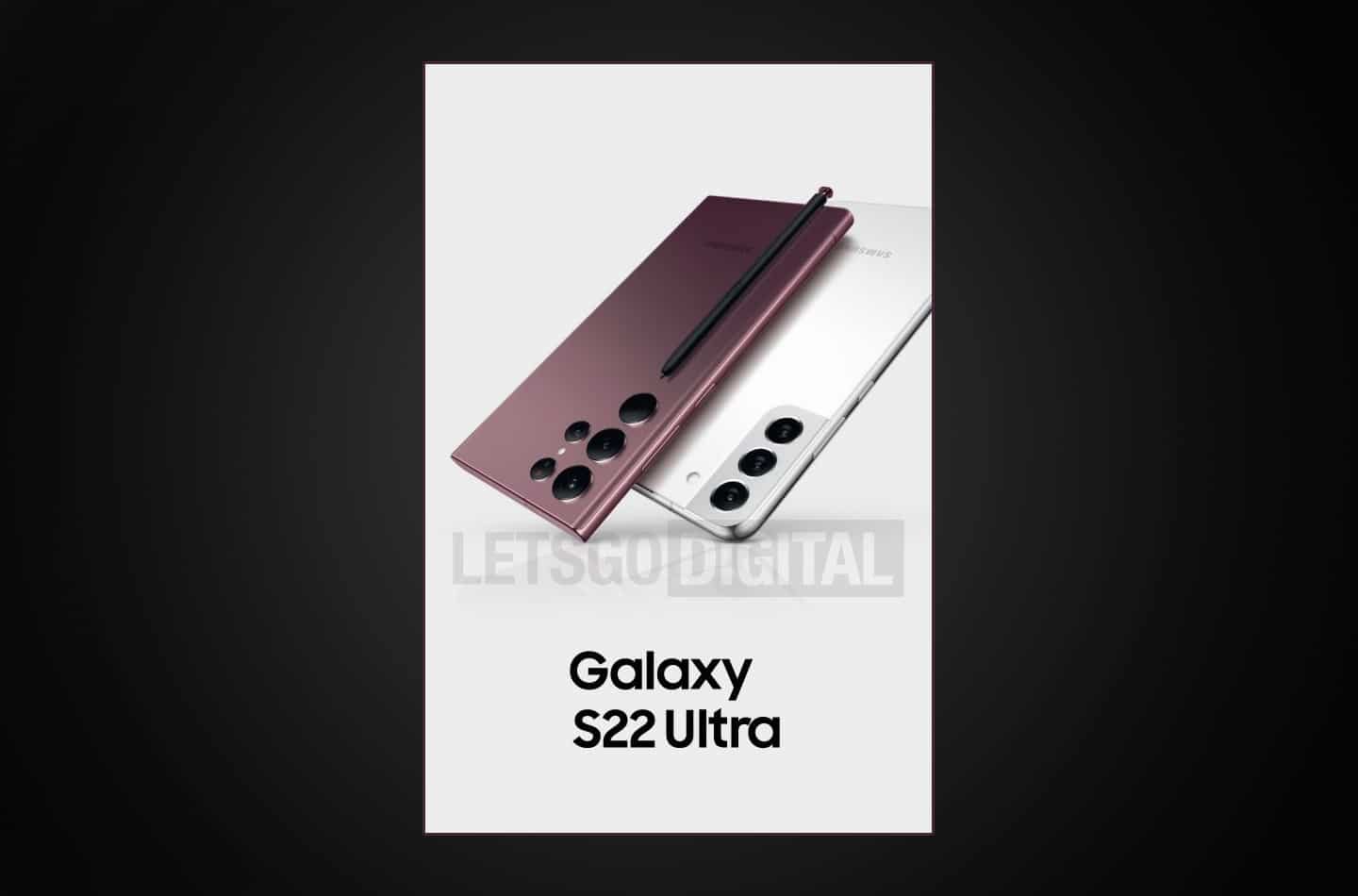 Galaxy S22 Ultra: Här är den fantastiska första officiella bilden!