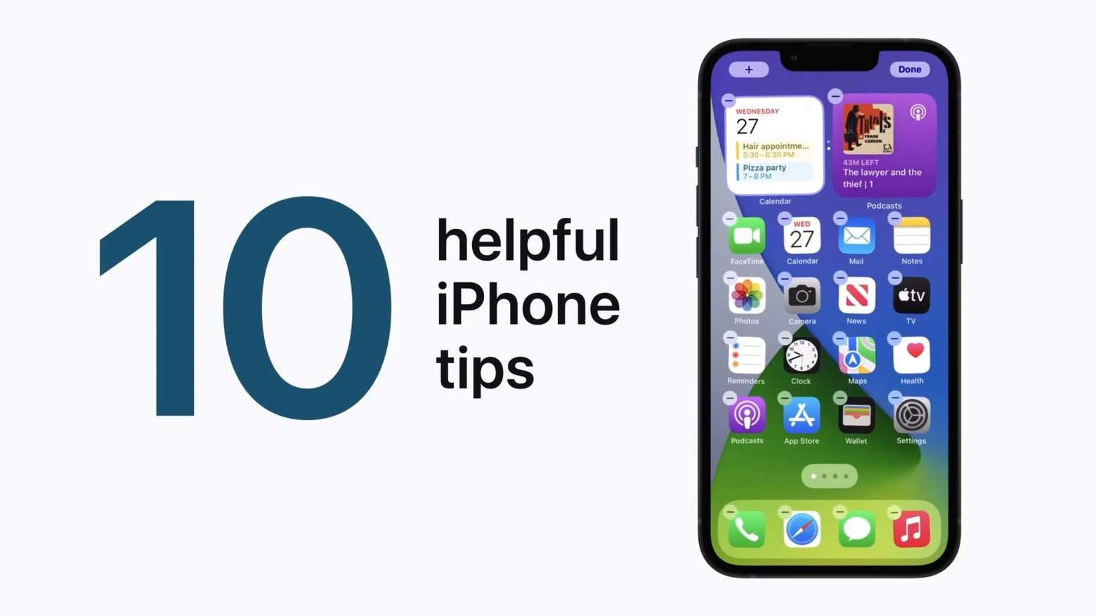 Apple delar med sig av 10 användbara tips för att använda iPhone