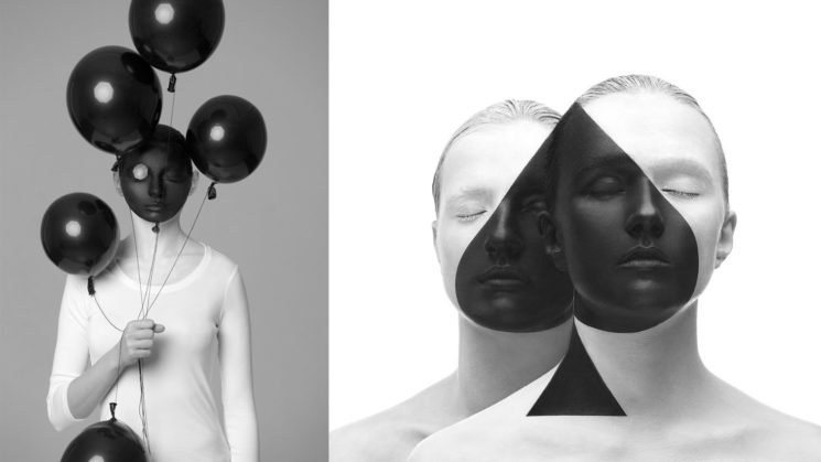 Fotograf förvandlar modeller till fantastiska optiska illusioner med enbart smink och rekvisita