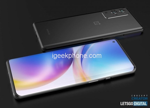 OnePlus 9 Pro HD-renderingar: Hyperboloid-skärm, dubbel huvudkamera bak