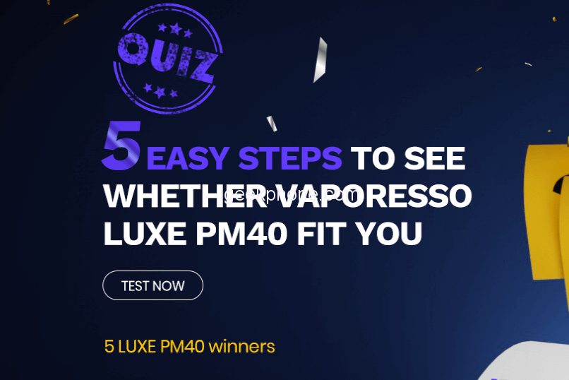 5 ENKLA STEG FÖR ATT SE OM VAPORESSO LUXE PM40 PASSAR DIG