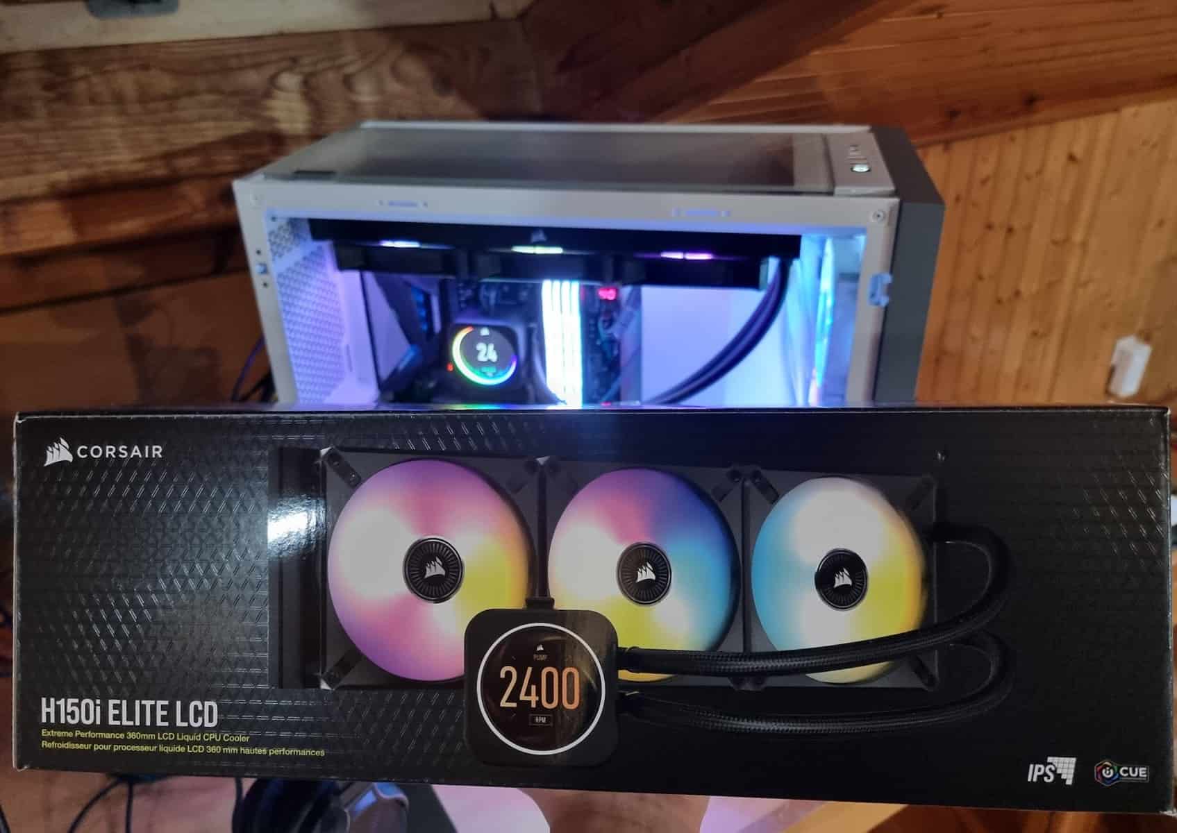 (Analys) AiO Corsair H150i Elite LCD-kylare