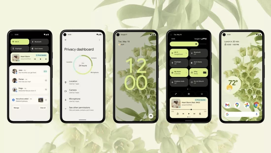 Android 12 kommer att ge en revolution för Interface!  Är redo?