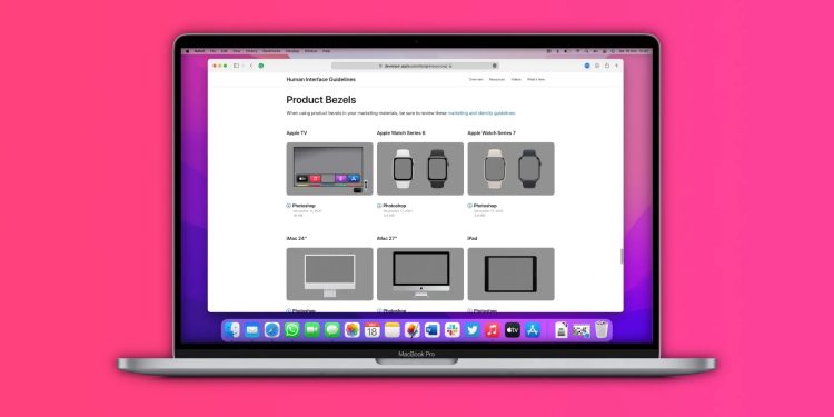 Apple lägger till mallar för iPhone 13, iPad mini, iMac och andra nya prylar på sin utvecklarwebbplats