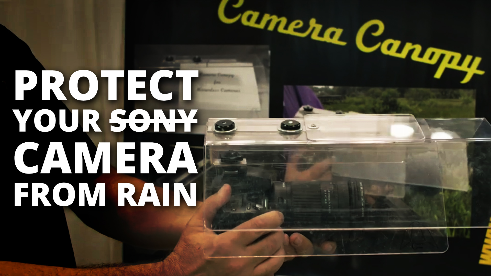 Camera Canopy hindrar din kamera från att bli blöt i regnet – och det är en riktig grej