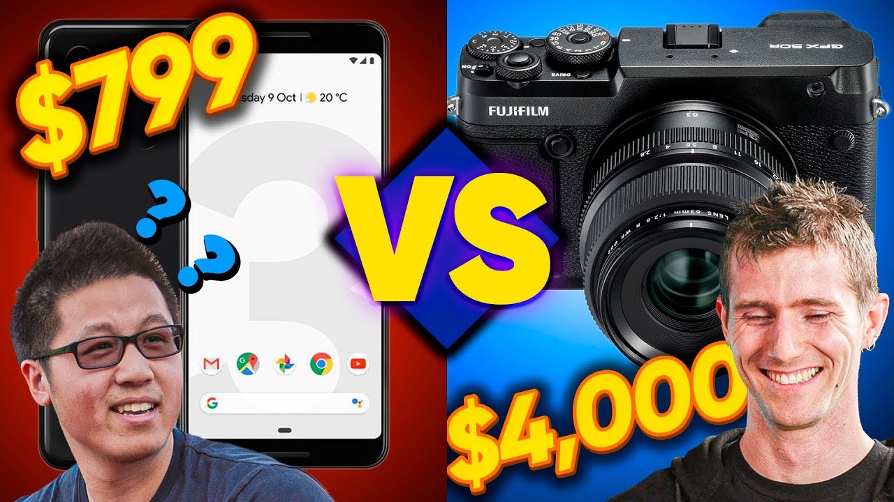 Denna redskap vs skicklighetsutmaning ställer en amatör med en Fuji GFX 50R mot ett proffs med en Google Pixel 3