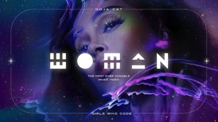 Doja Cat och Girls Who Code har skapat en interaktiv video till låten Woman, som kan modifieras oberoende med hjälp av programmering – Aroged