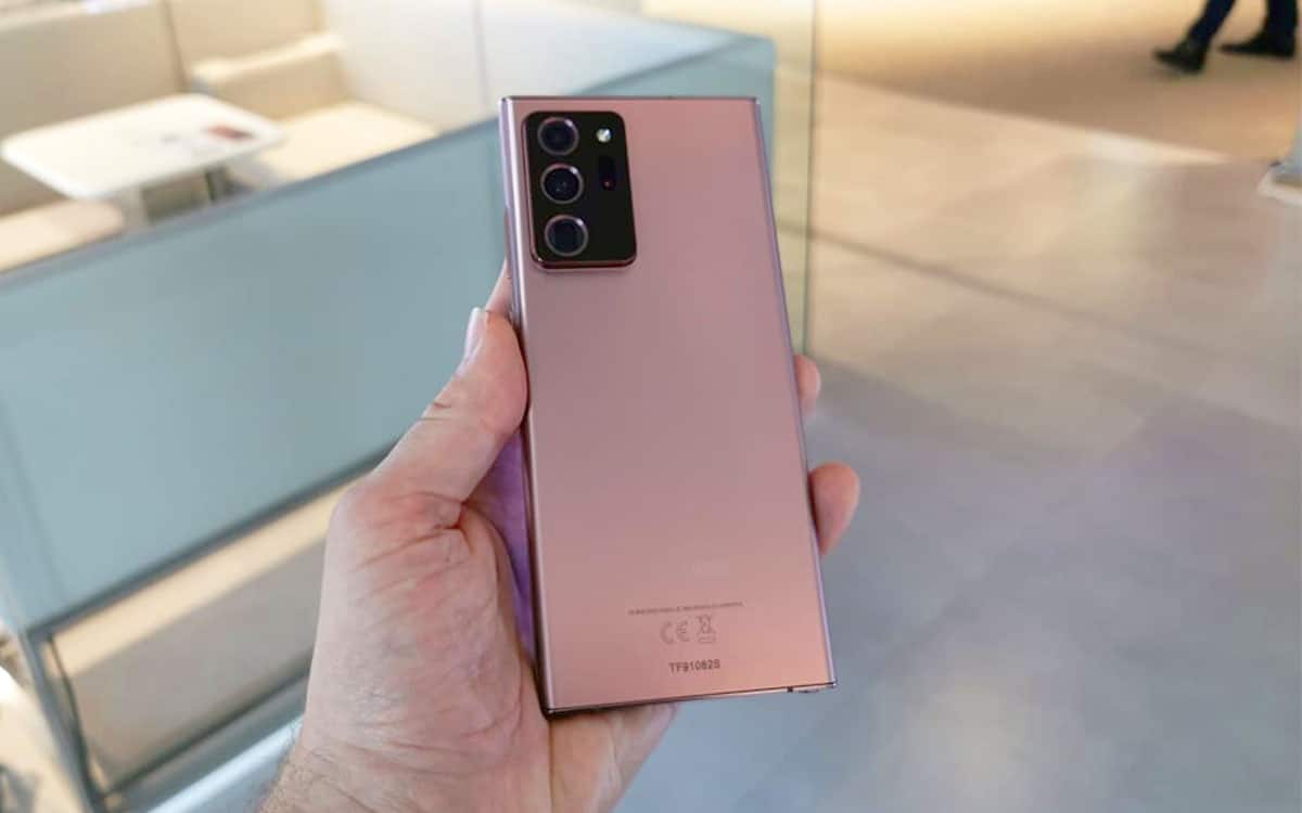 Galaxy Note 20: ännu inte släppt, telefonen har redan rätt till sin uppdatering
