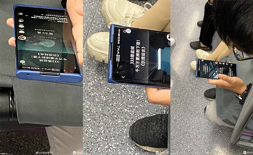 Honor 30 Pro: stulna bilder visar smarttelefonen i tunnelbanan