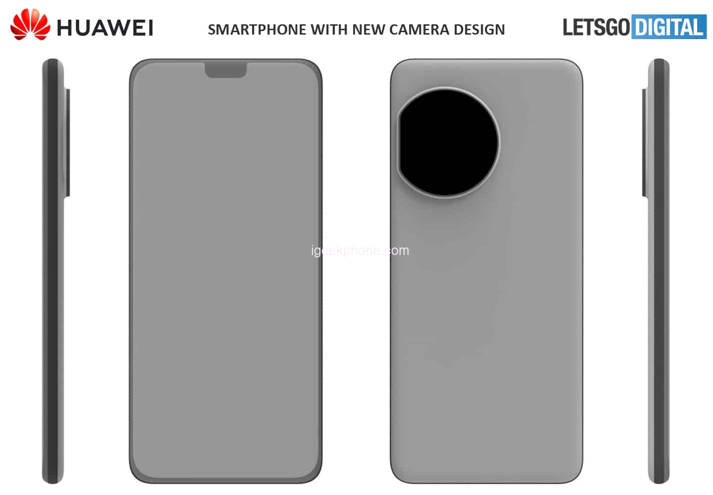 Huawei P50 Pro Concept-renderingar visades: Quad Curved Screen
