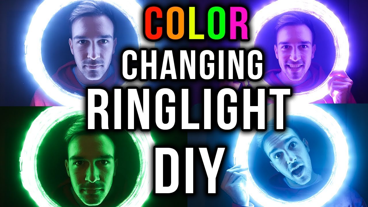 Hur man gör din egen färgskiftande DIY LED-ringlampa för under 
