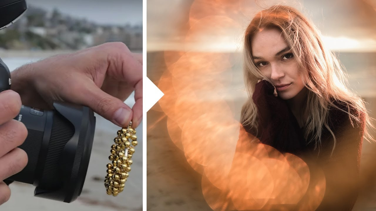 Hur man gör en DIY “Flare Ring” för att lägga till gyllene flare till dina foton