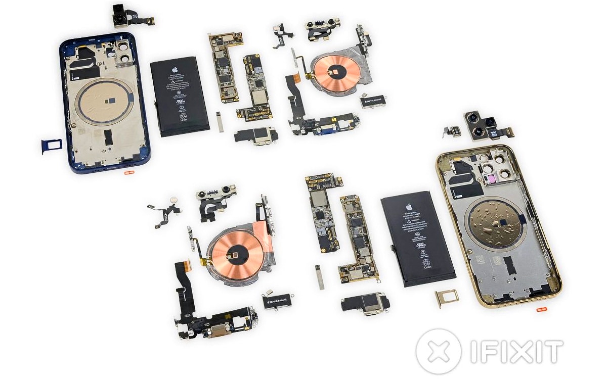 iPhone 12 och 12 Pro: iFixit jämför de två varianterna i sin senaste nedbrytning