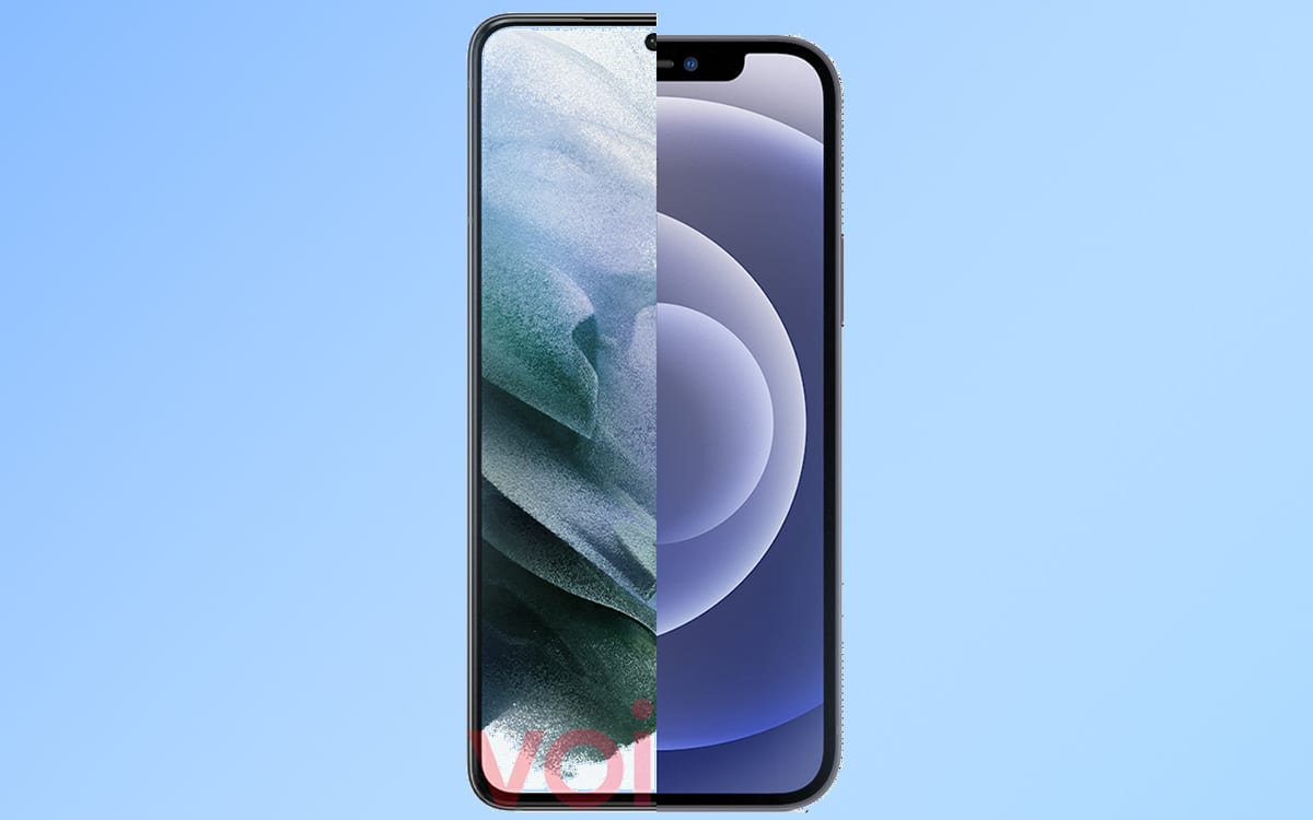 Galaxy S21: Det här fotot jämför gränsstorlekarna med iPhone 12