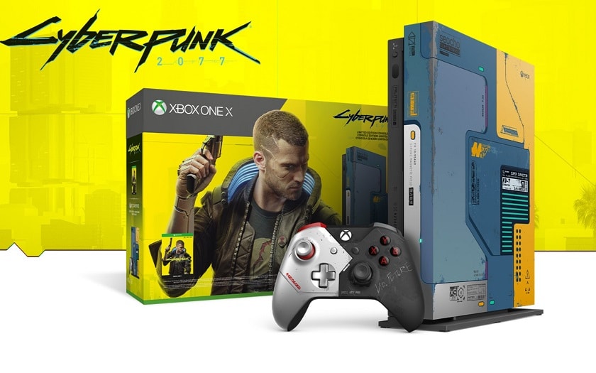 konsol xbox one X begränsad upplaga cyberpunk 2077