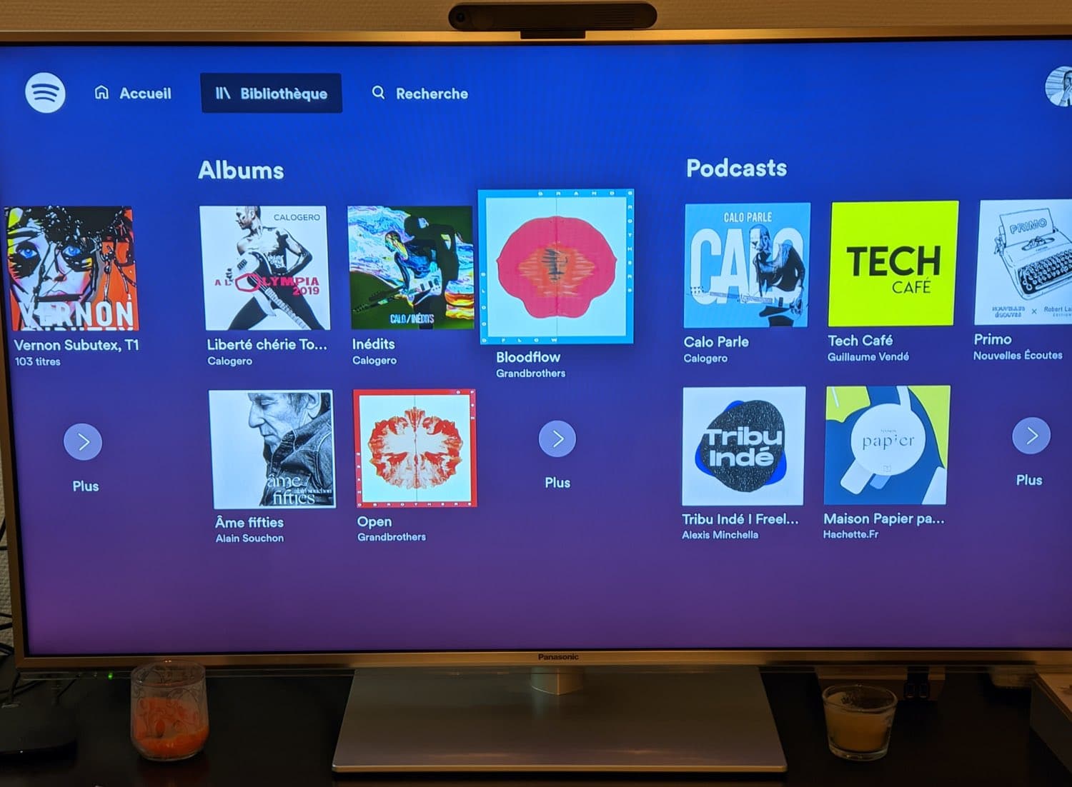 testa facebook portal tv spotify