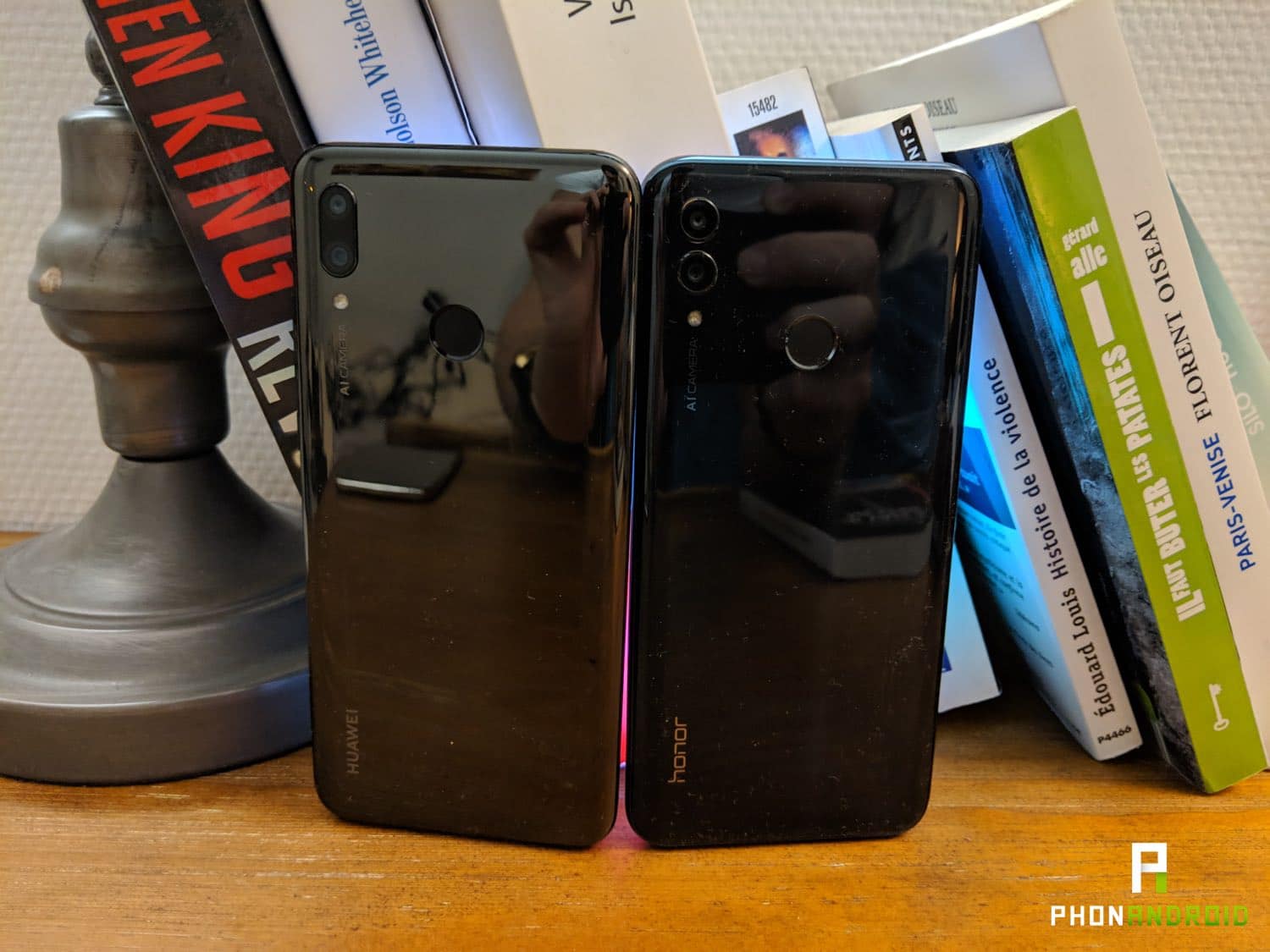 test honor 10 lite vs p smart