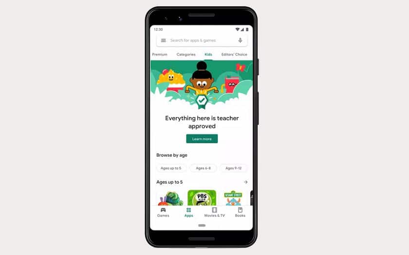 Play Store: Google lanserar barnsektion med pedagogiska appar