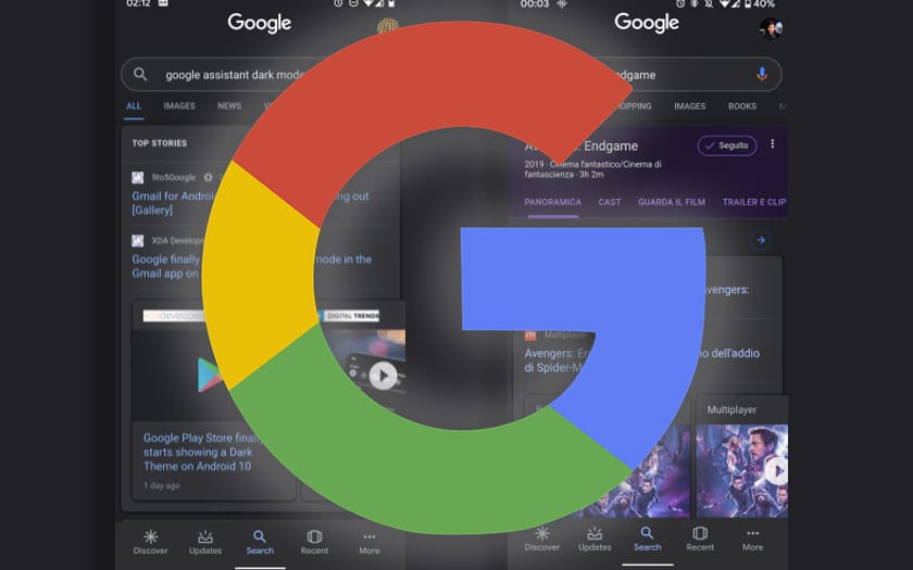 Google-appen: mörkt läge anländer till Android 10, ladda ner APK