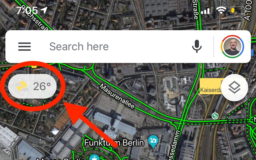 Google Maps lägger till väderinformation till iOS före Android