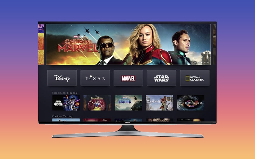 Disney + finns på Samsungs smarta TV-apparater