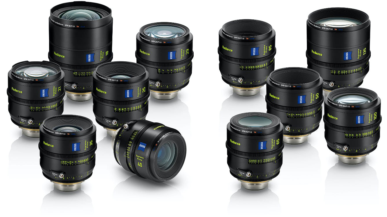 Zeiss lägger till 18 mm, 40 mm, 65 m och 135 mm primer till sin serie Prime-filmobjektiv