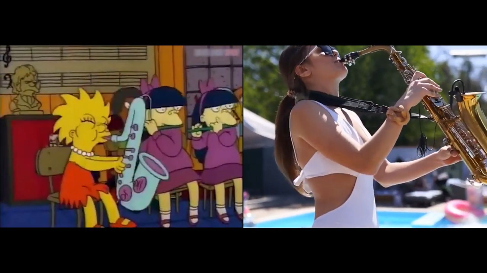 Se det ikoniska “The Simpsons”-introt återskapat med bildmaterial