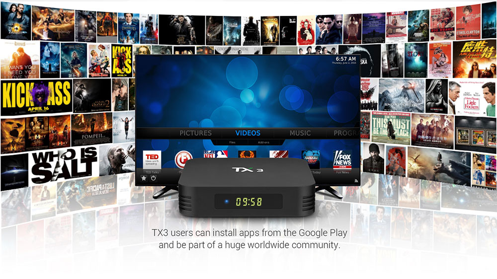 TANIX TX3 ALICE UX Tv Box 4GB/64GB Amlogic S905x3 8K i ,99 @Geekbuying Rea (kupongerbjudande)