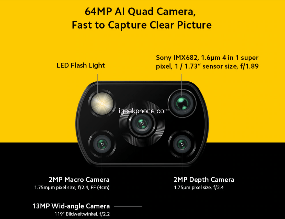 Xiaomi POCO X3 NFC smartphone