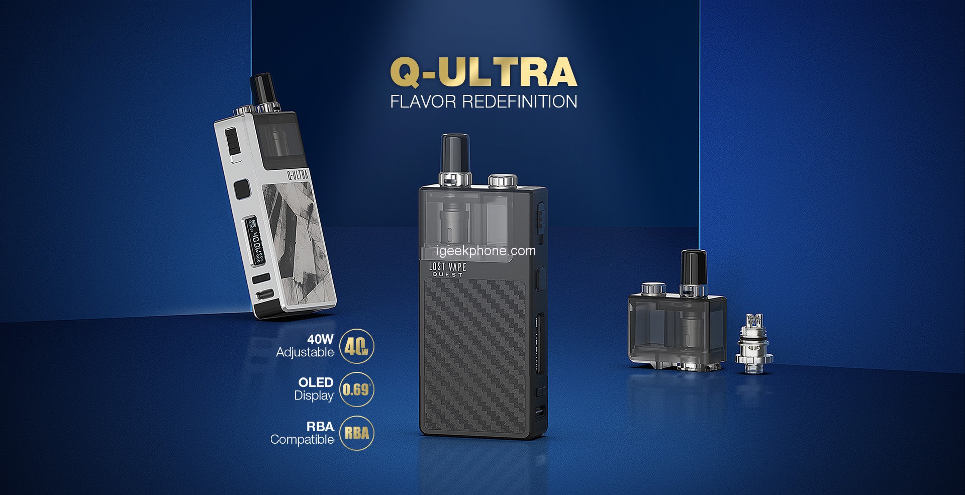 Lost Vape Q-Ultra Review – ORION 40W POD SYSTEM Kit