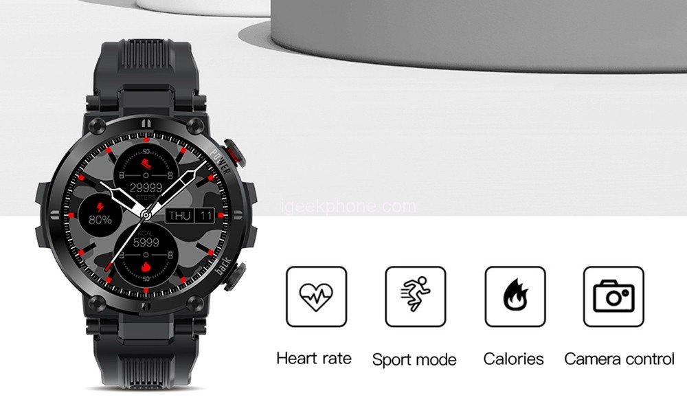 Makibes D13 Review – HR Oximetri Monitoring Smartwatch för 29,99 $ från Geekbuying