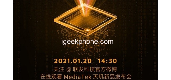 MediaTek kommer att lansera en ny Dimensity-serie den 20 januari