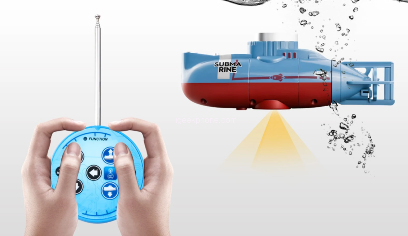 Mini RC Submarine Review – Fjärrstyrd båt, en fantastisk present till barn för 24,99 $ från TOMTOP