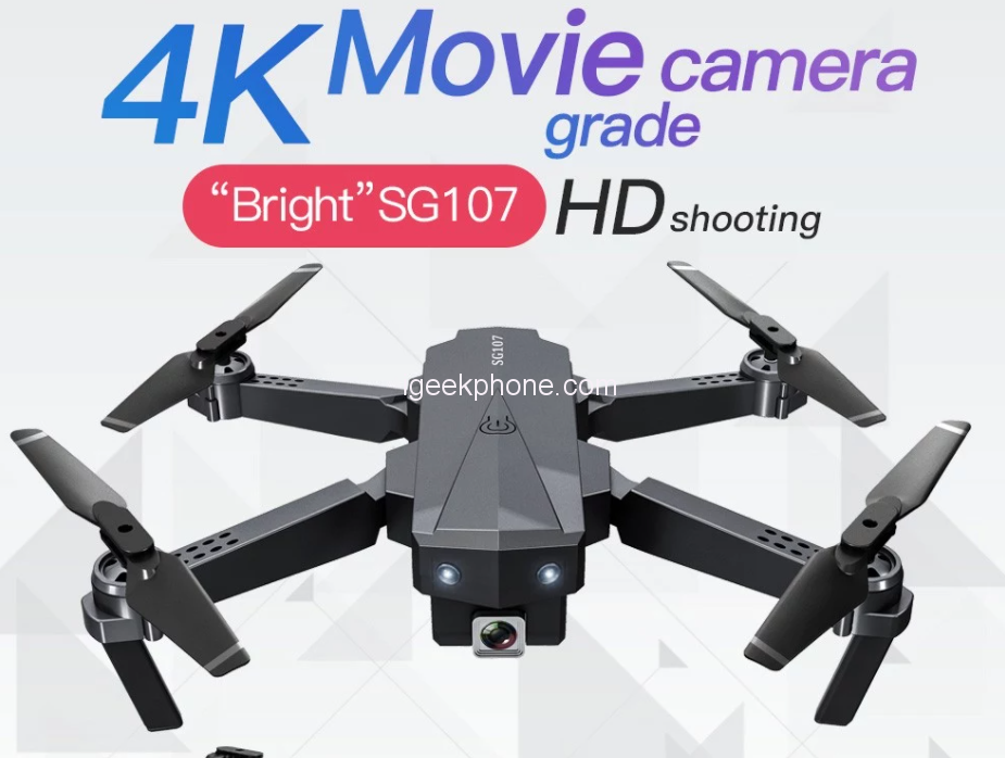 SG107 4K HD Foldable Mini Drone APP Control Indoor RC Quadcopter