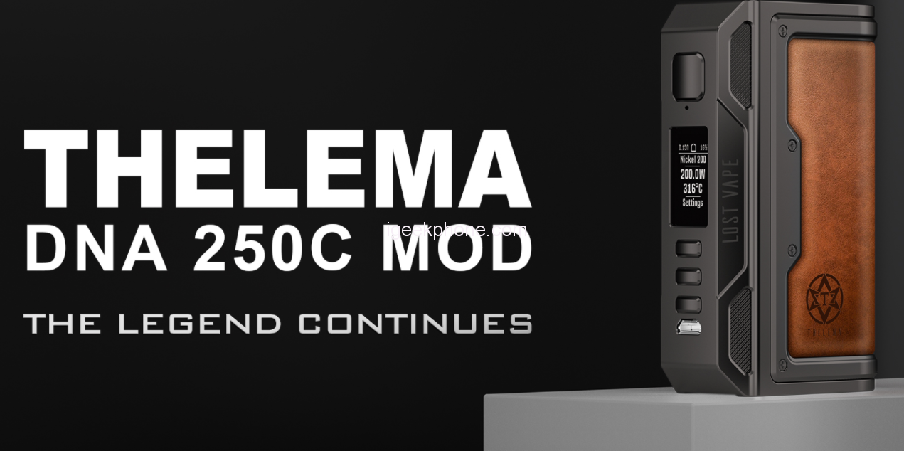 Lost Vape THELEMA DNA250C Mod Vape Review